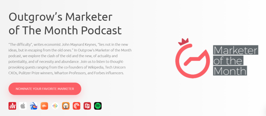 podcast du marketeur du mois